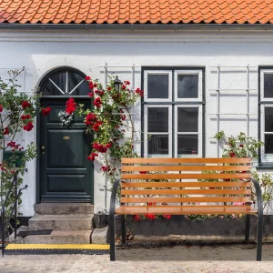 48" Hardwood Slotted Steel Cast Iron Frame Patio Garden Bench